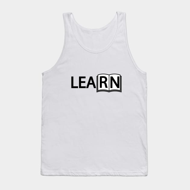 Learn artistic typography design Tank Top by DinaShalash